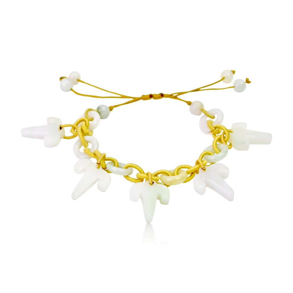 Aries Astrology Handmade Jade Bracelet